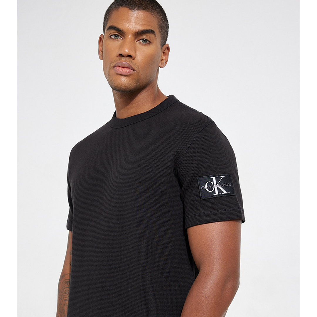 Adge Waffle Tee CK BLACK / L