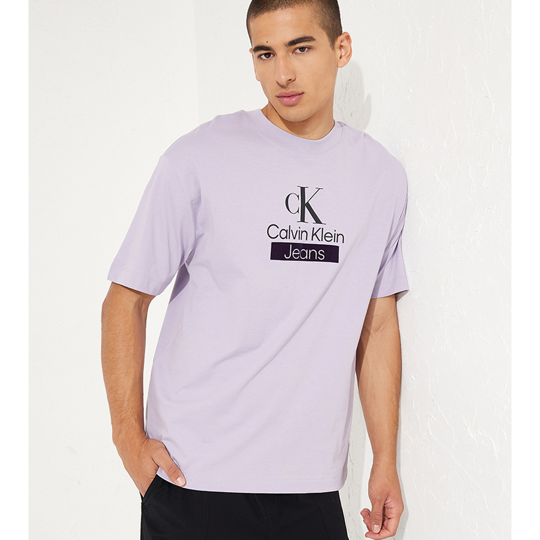 Tacked Archival Tee Lavender Aura / L