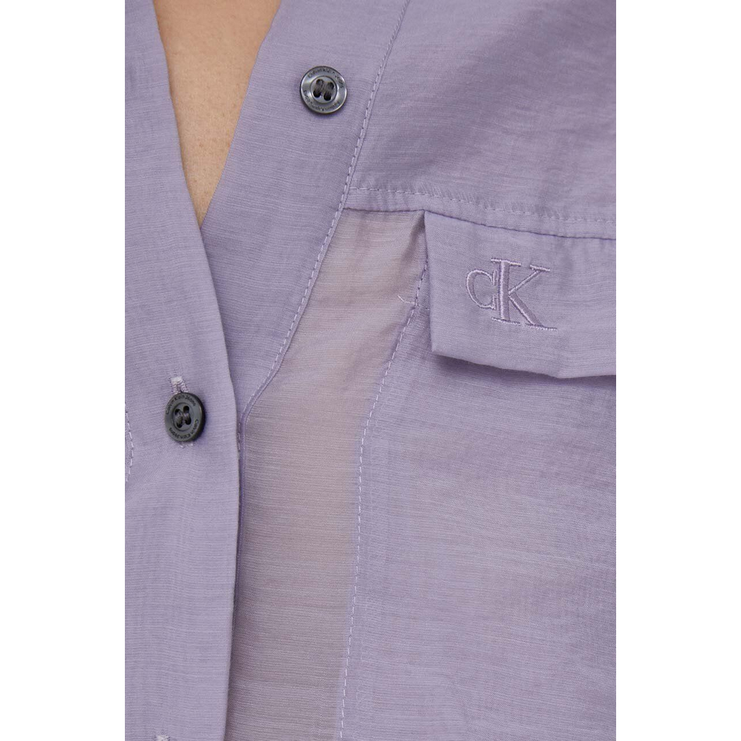 Heer Long Sleeve Shirt Lavender Aura / L