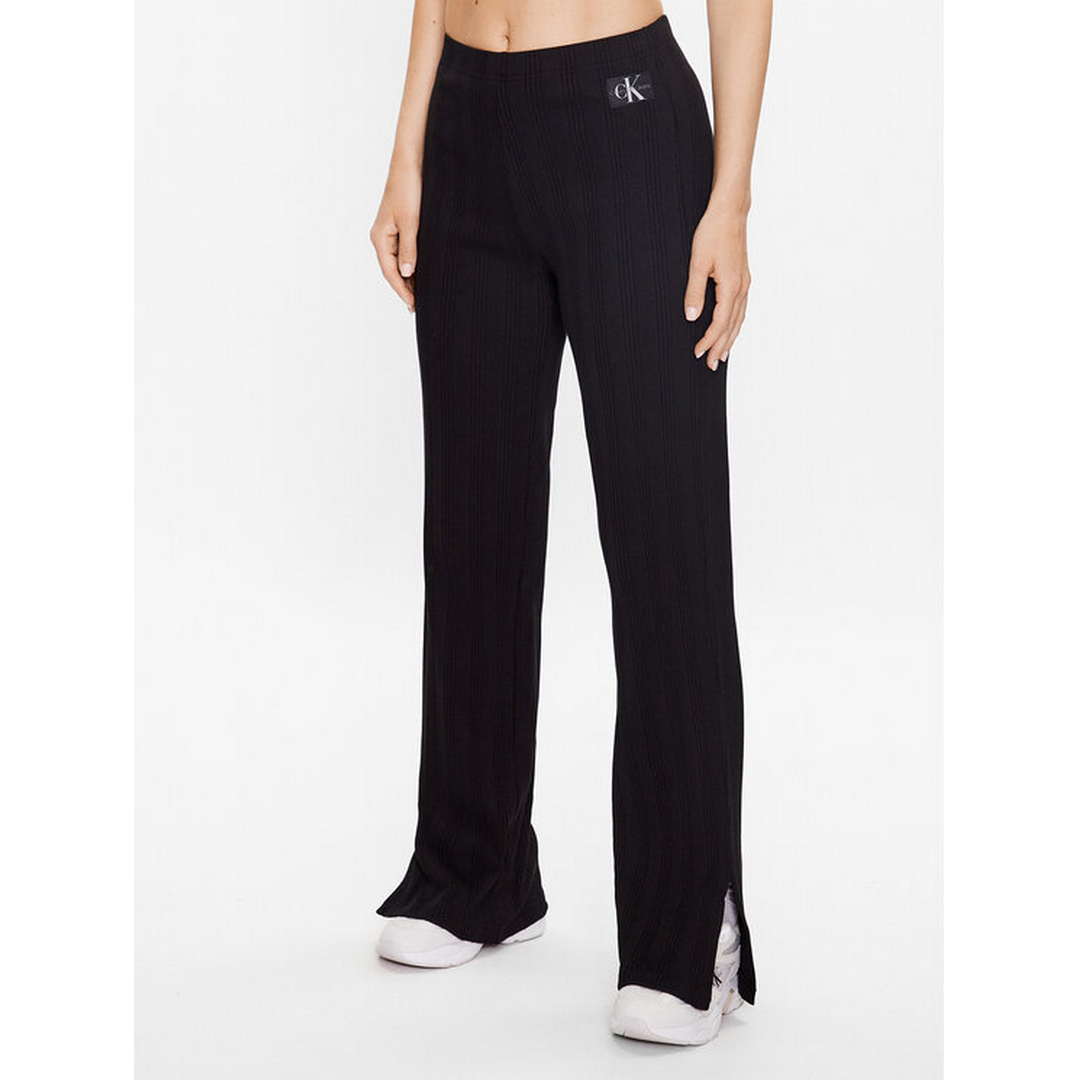 Badge Rib Straight Pants Default Title / L