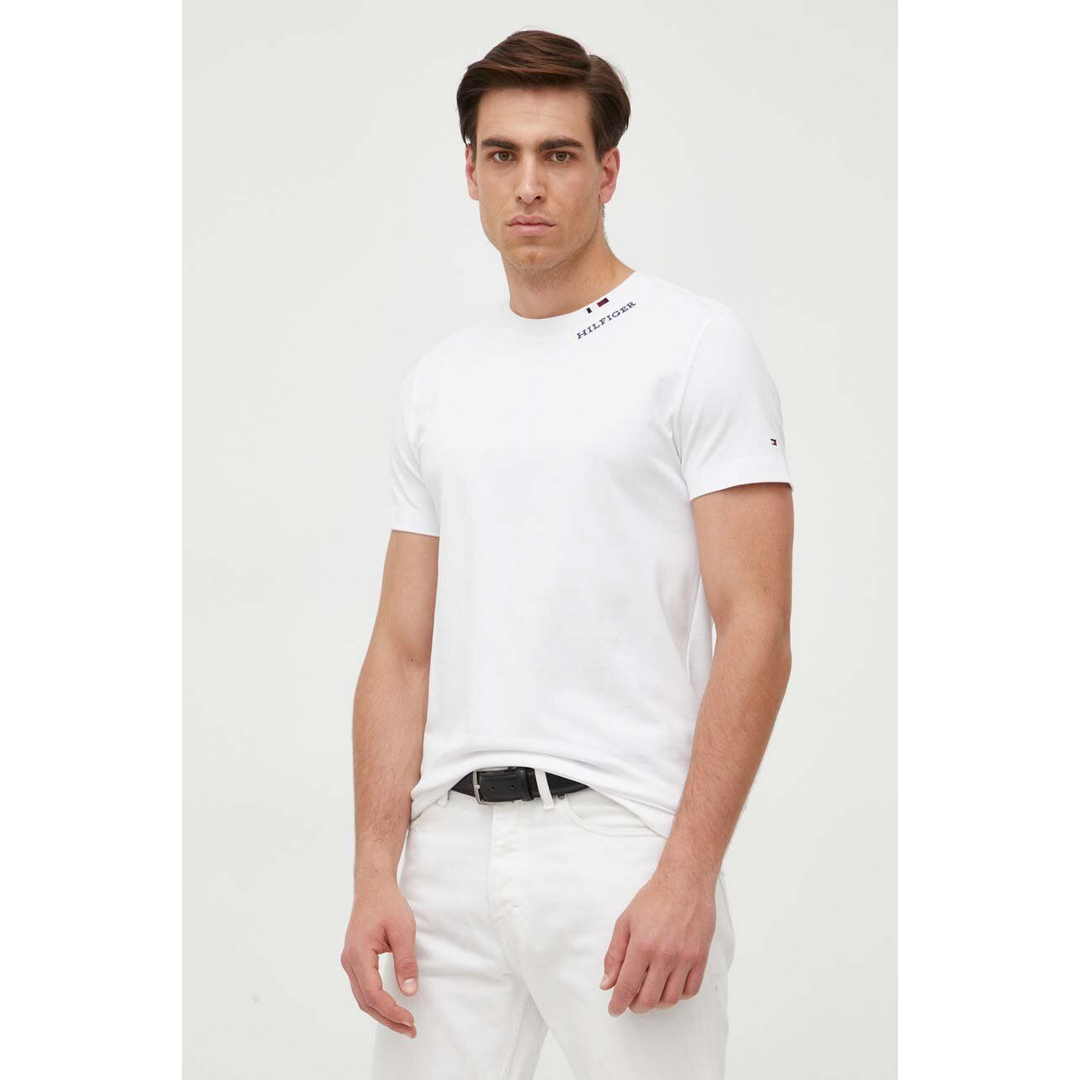 Wb Neckline Pique Tee WHITE / L