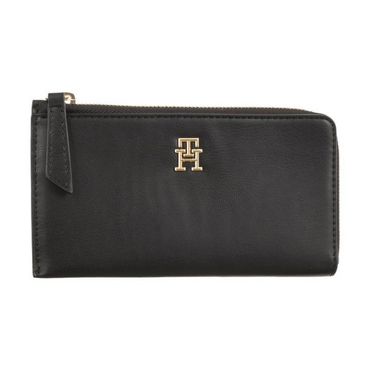 H Feminine Large Slim Wallet BLACK / OS