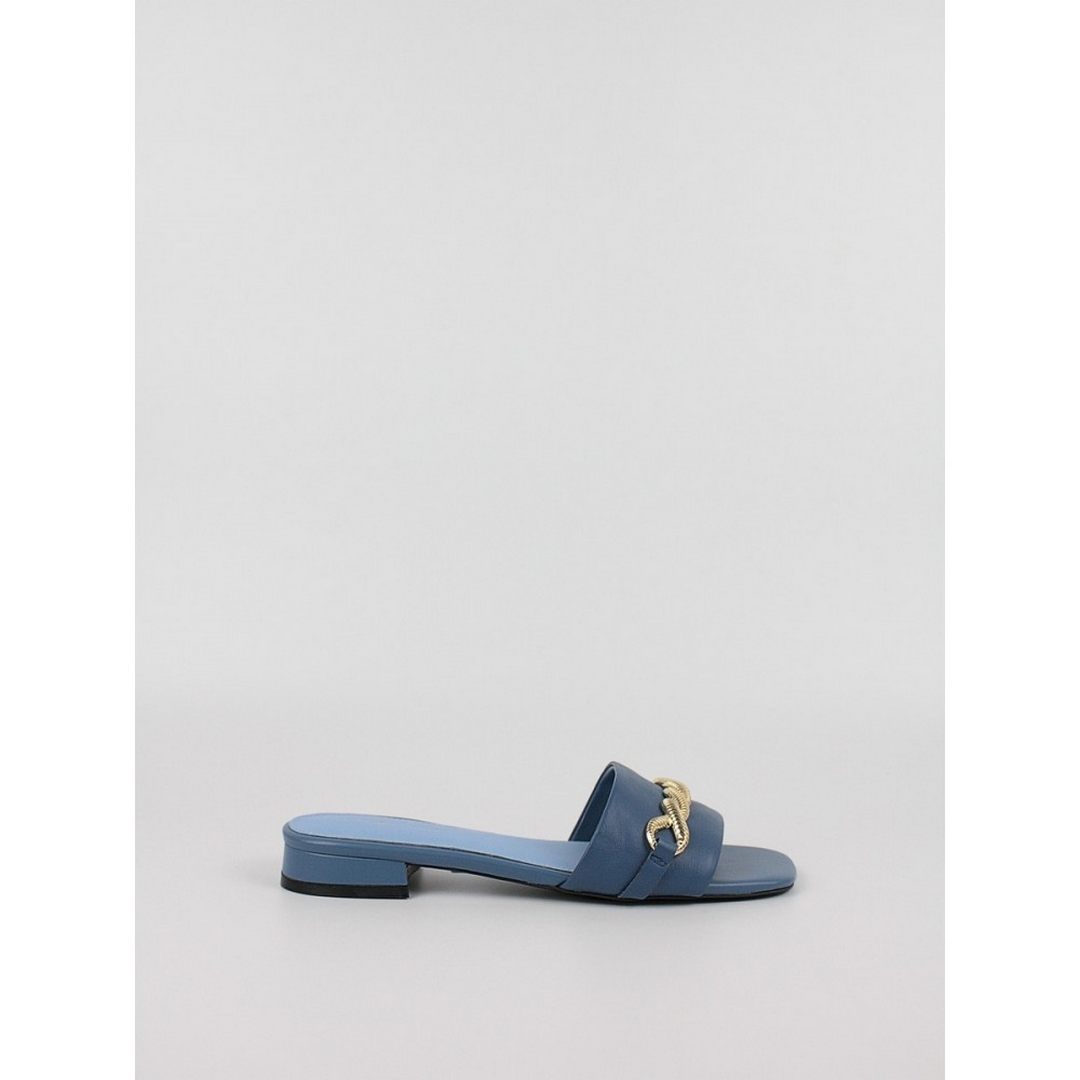 H Chain Feminine Flat Sandal Blue Coast / 36