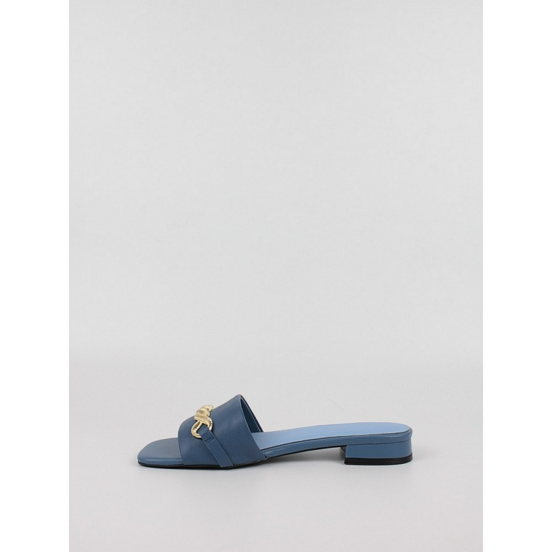 H Chain Feminine Flat Sandal Blue Coast / 36