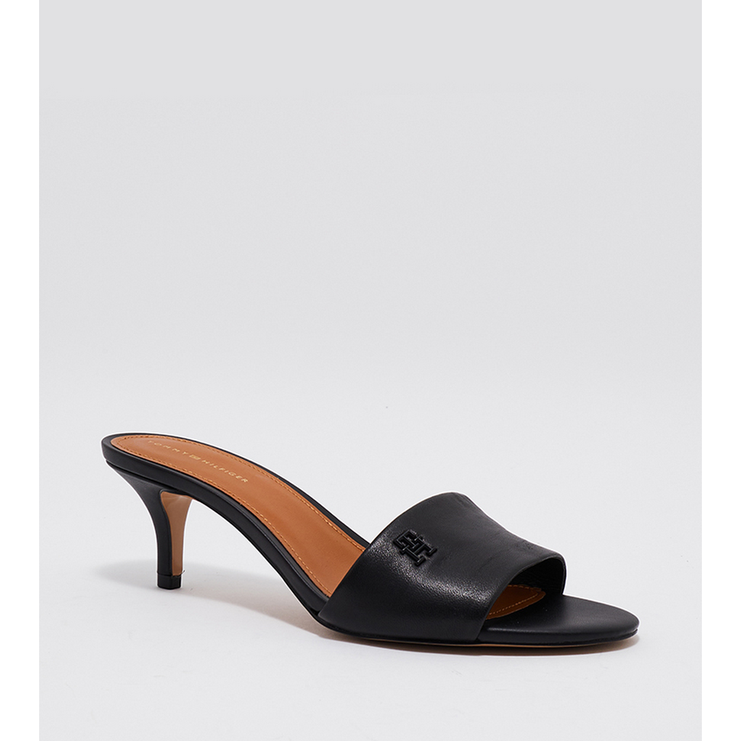 H Elevated Mid Heel Sandal BLACK / 36