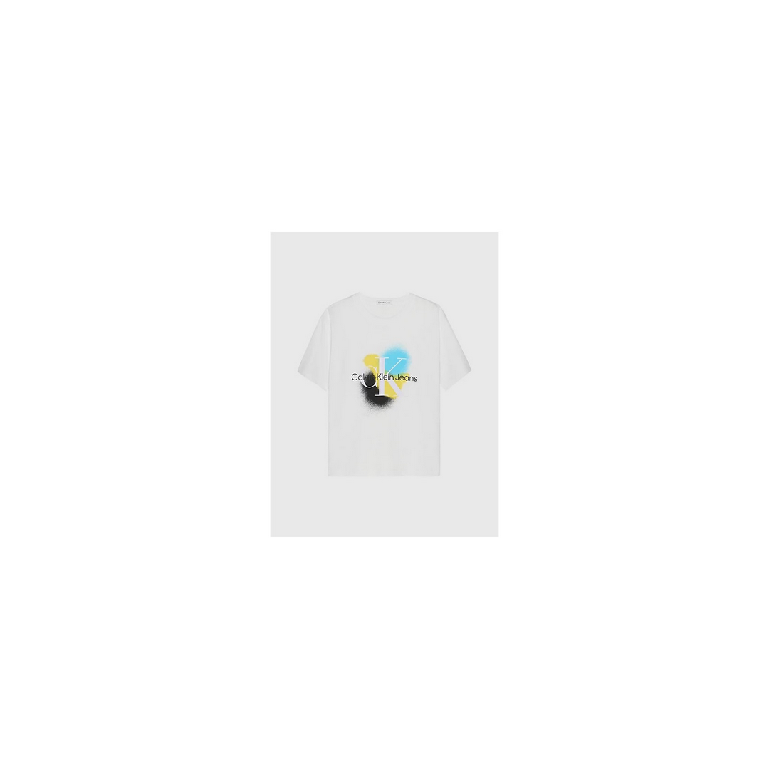 Laced Spray Print Tshirt BRIGHT WHITE / 10