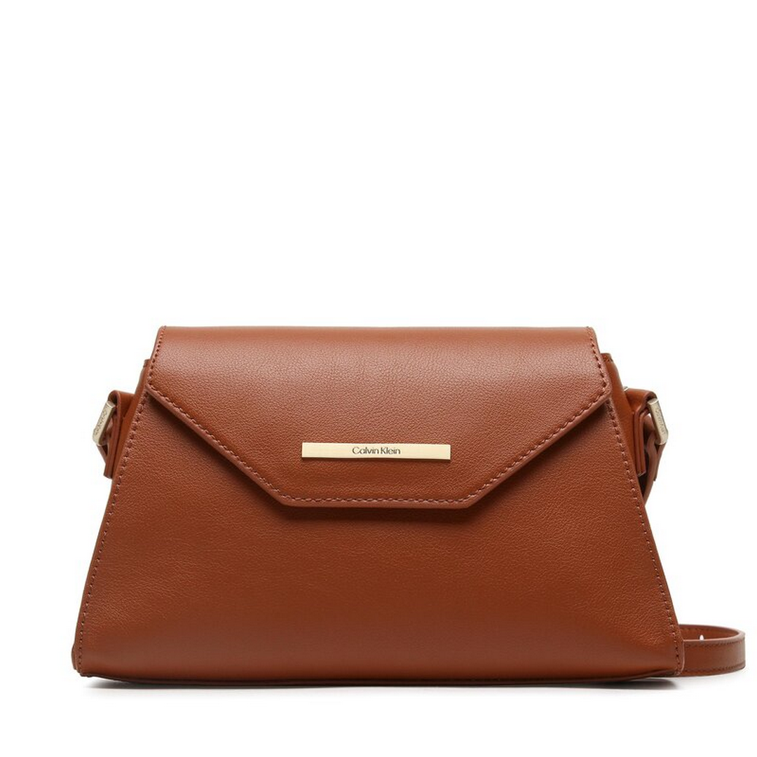 Aily Dressed Crossbody W/Flap Cognac / OS