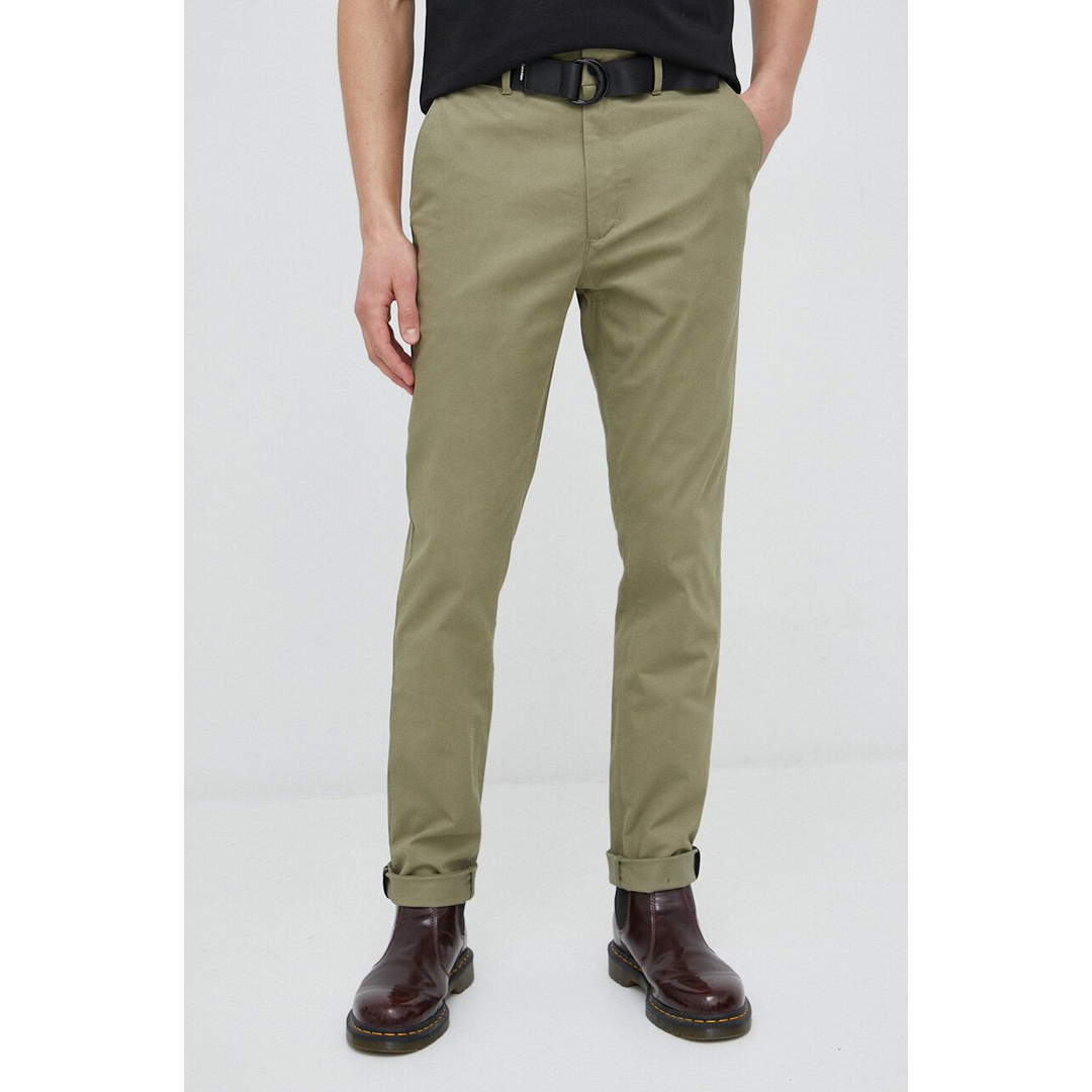 Modern Twill Slim Chino Delta Green / 3236