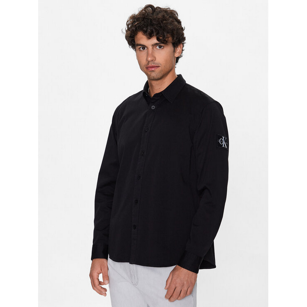 Onologo Badge Relaxed Shirt CK BLACK / L