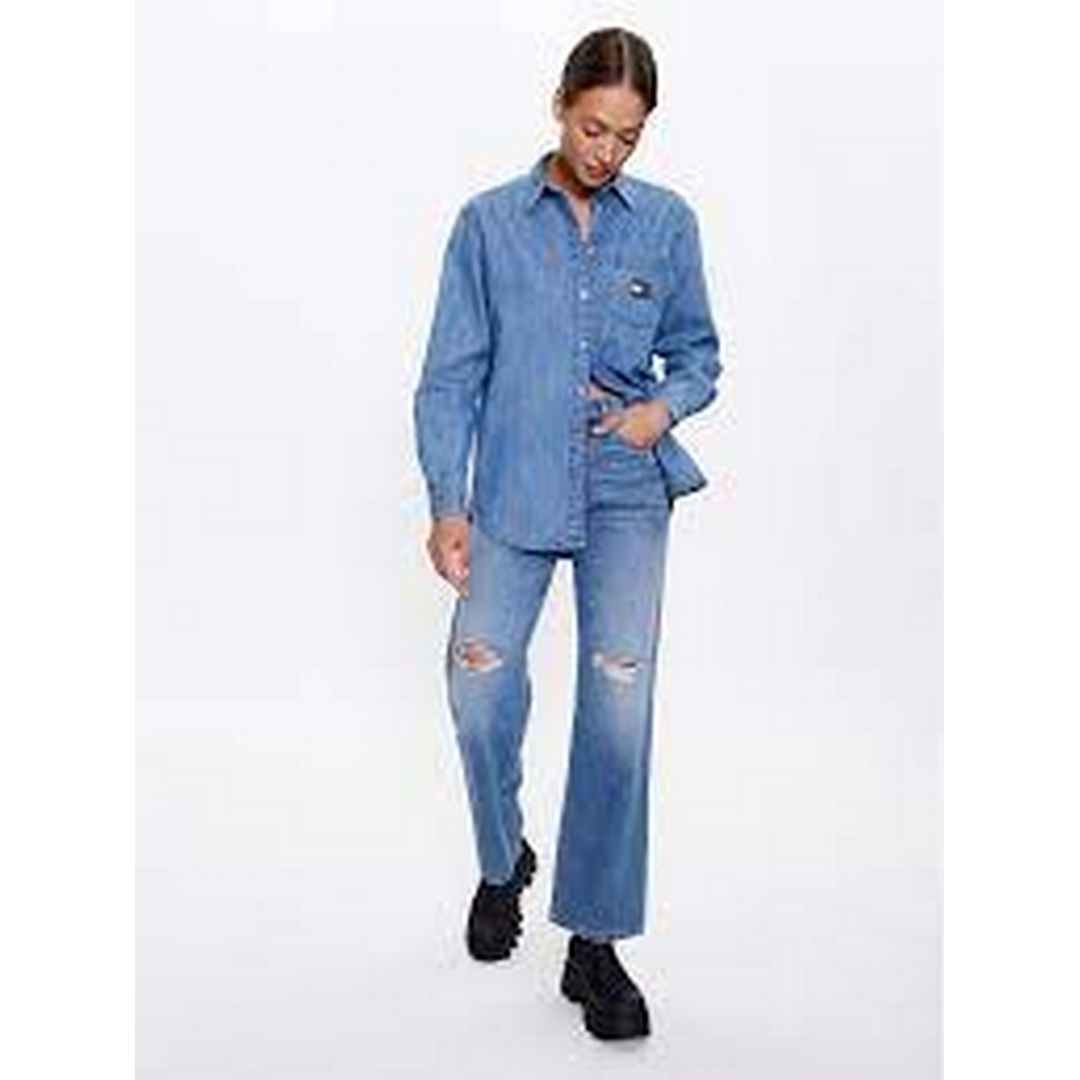 Tjw Chambray Boyfrie Denim Medium / L