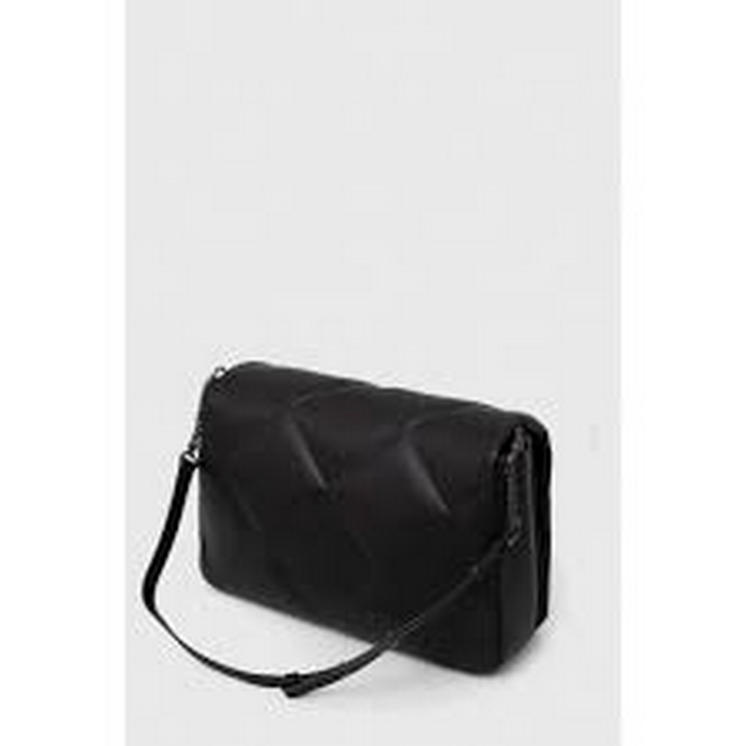 Re-Lock Quilt Shoulder Bag Lg CK BLACK / OS