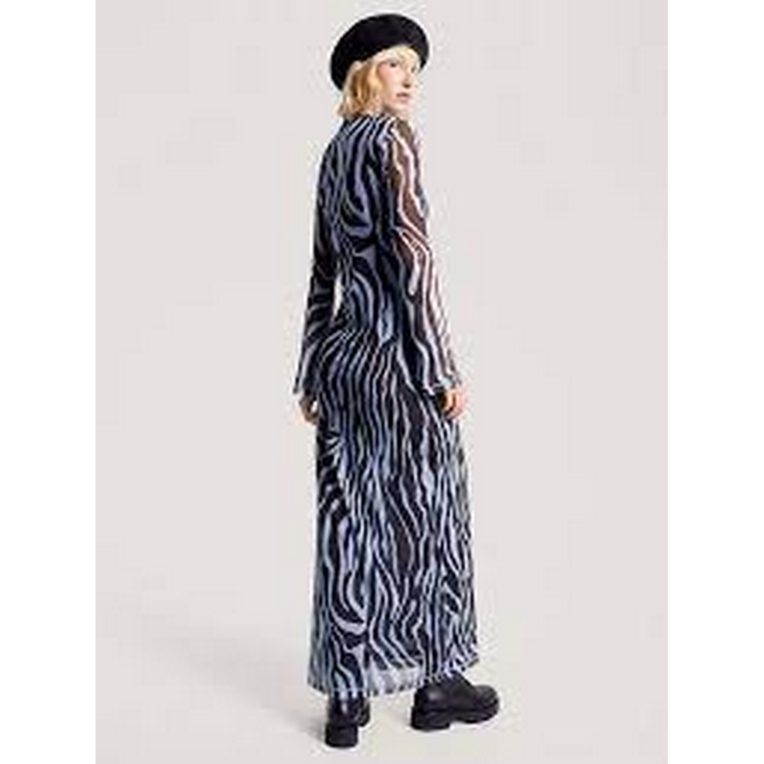 Tjw Zebra Maxi Knit Dress Zebra Aop / L