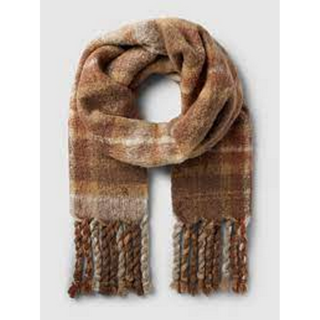 Tommy Check Scarf Classic Khaki / OS