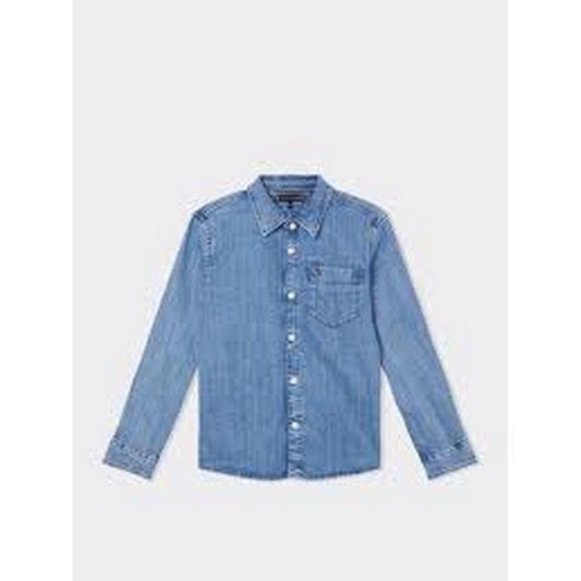 Denim Stretch Shirt L/S Denim / 10