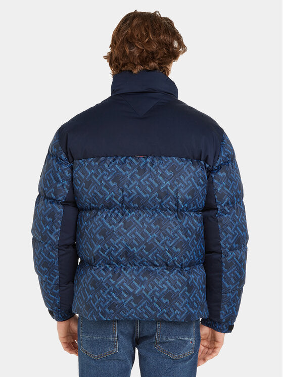 New York Monogram Prt Puffer Jkt Monogram Allover Navy / L