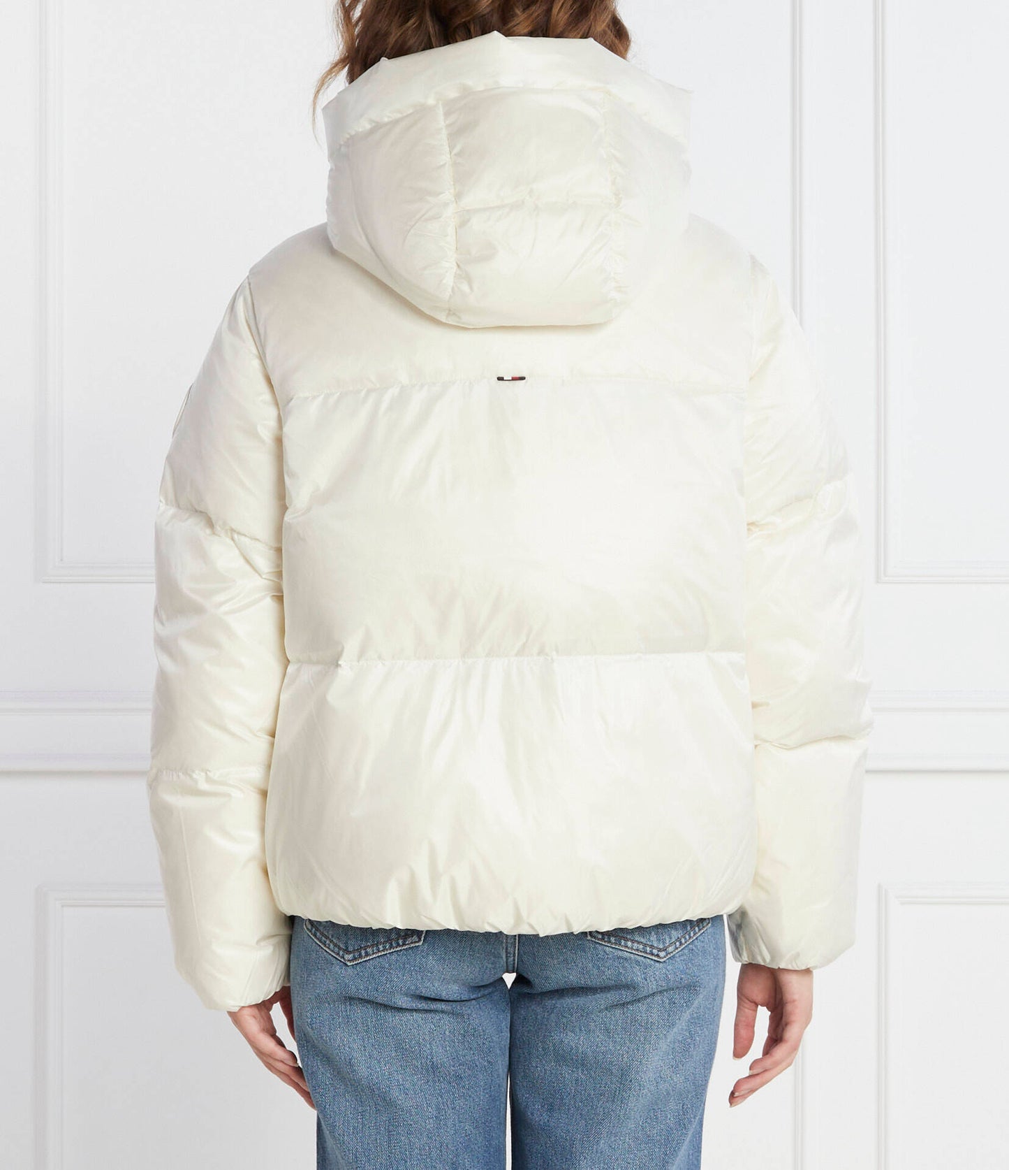 New York Gloss Puffer Jacket Ancient White / L