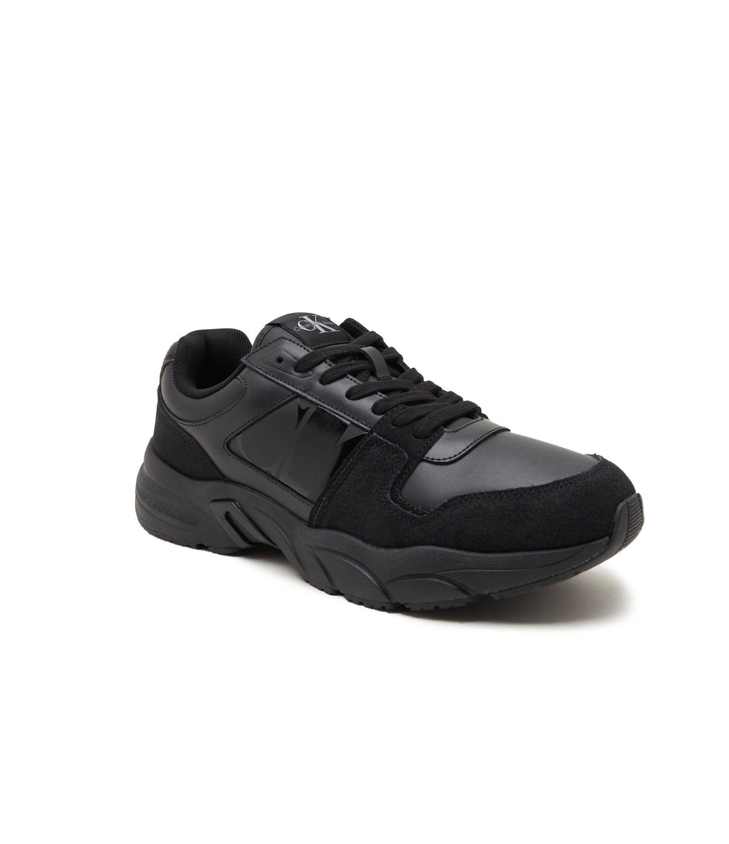 Retro Tennis Laceup Nbs Lth Mix Triple Black / 42