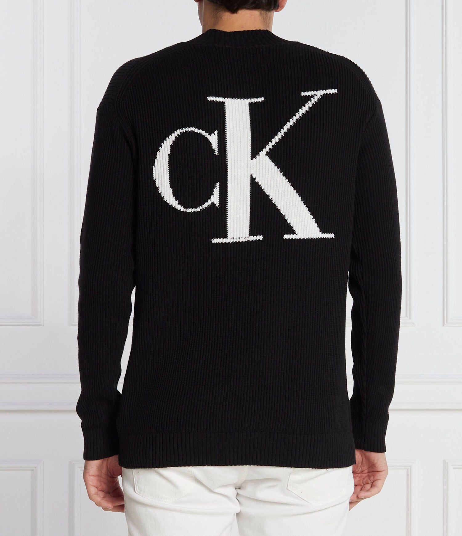 Blown Up Ck Mock Sweater Ck Black / L