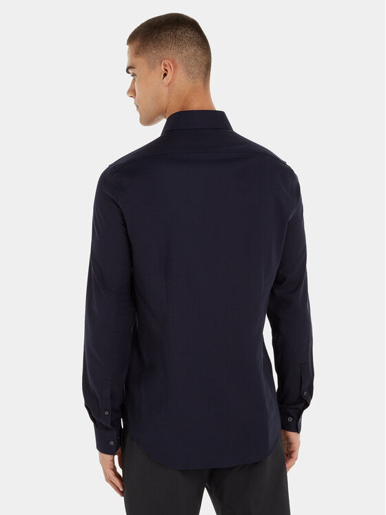 Stretch Collar Slim Shirt Night Sky / 42