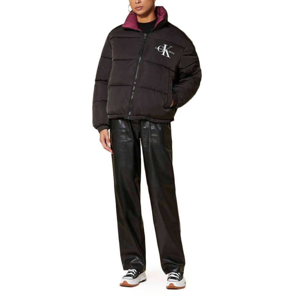 Reversible 90S Puffer Amaranth / Ck Black / L