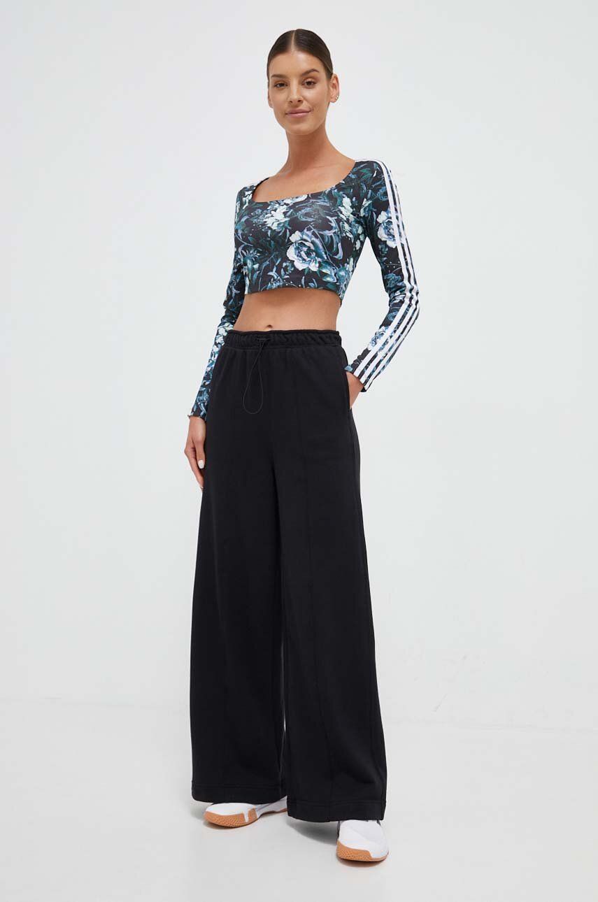 Pw - Wide Leg Pant Black Beauty / L