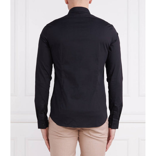 Poplin Hp Extra Slim Shirt Black / 42