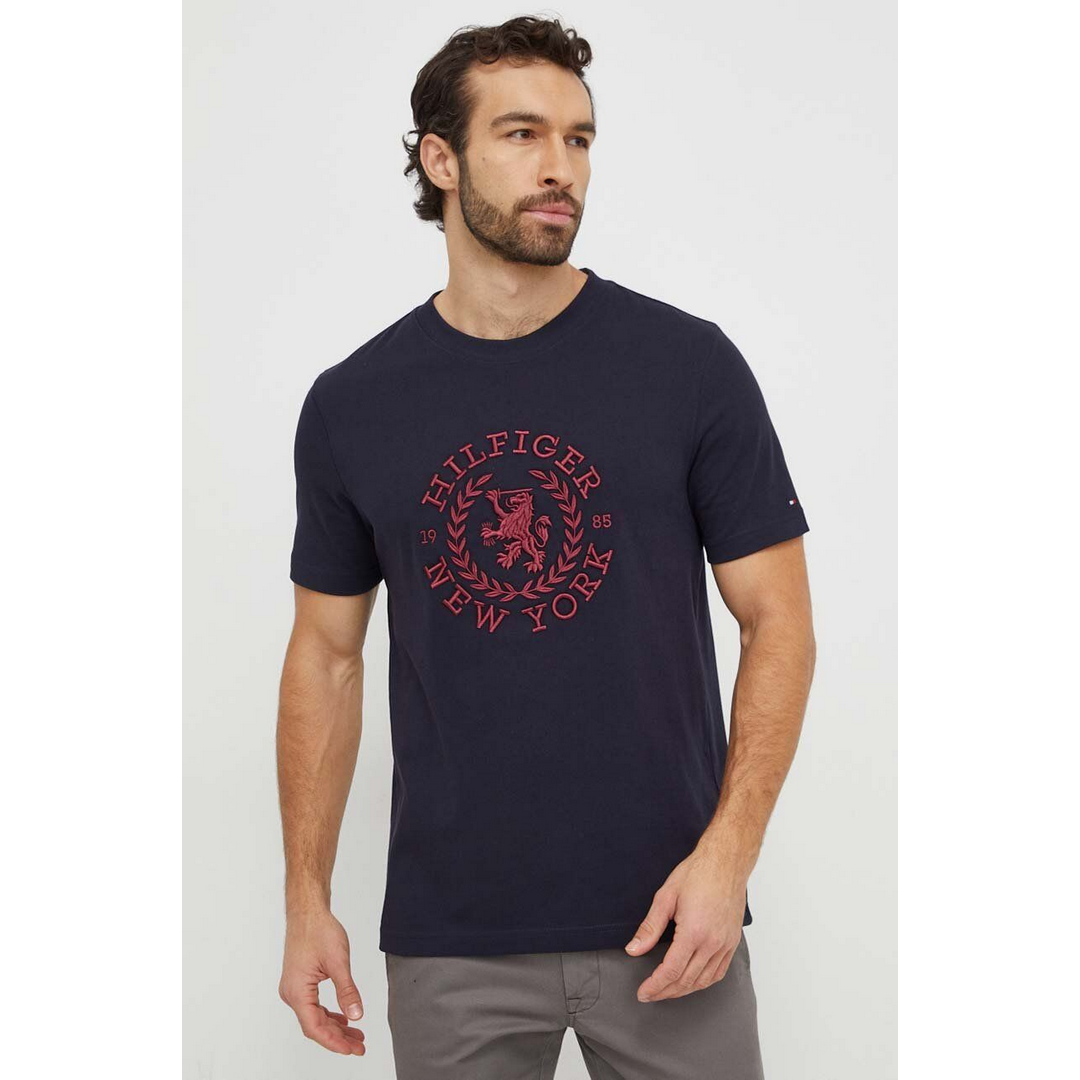 BIG ICON CREST TEE Desert Sky / L