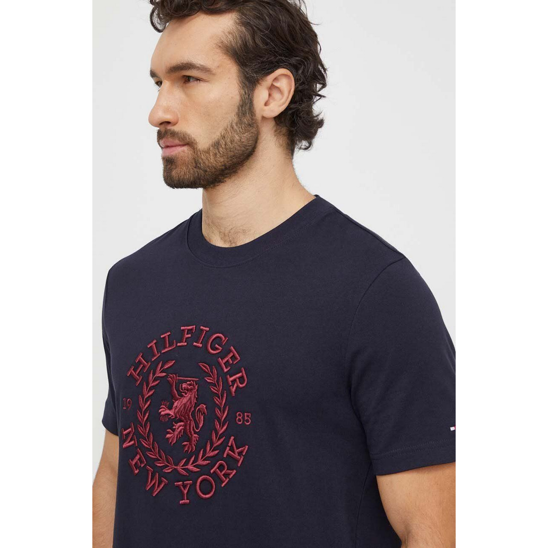 BIG ICON CREST TEE Desert Sky / L