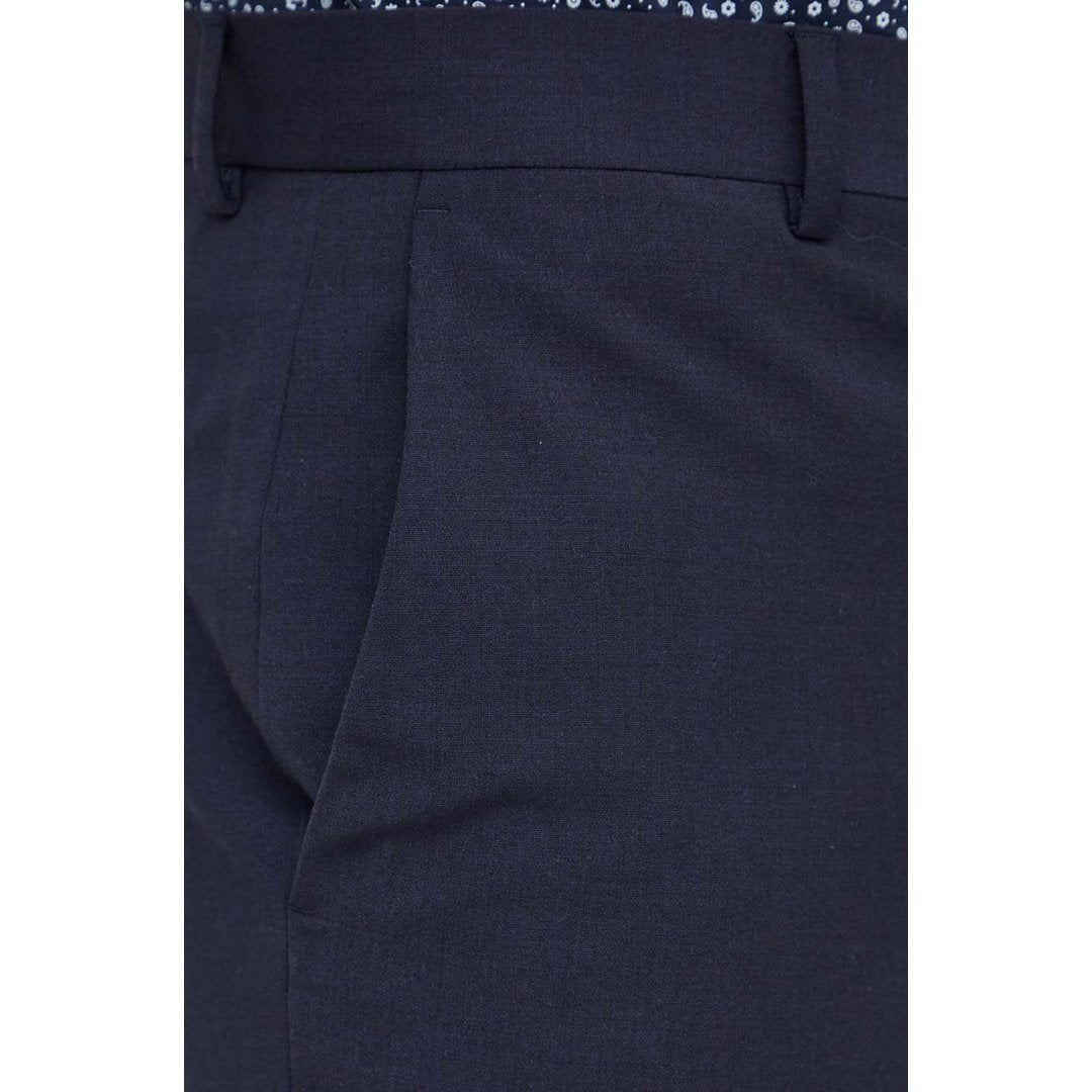 Modern Wool Blend Regular Pants Night Sky / 48