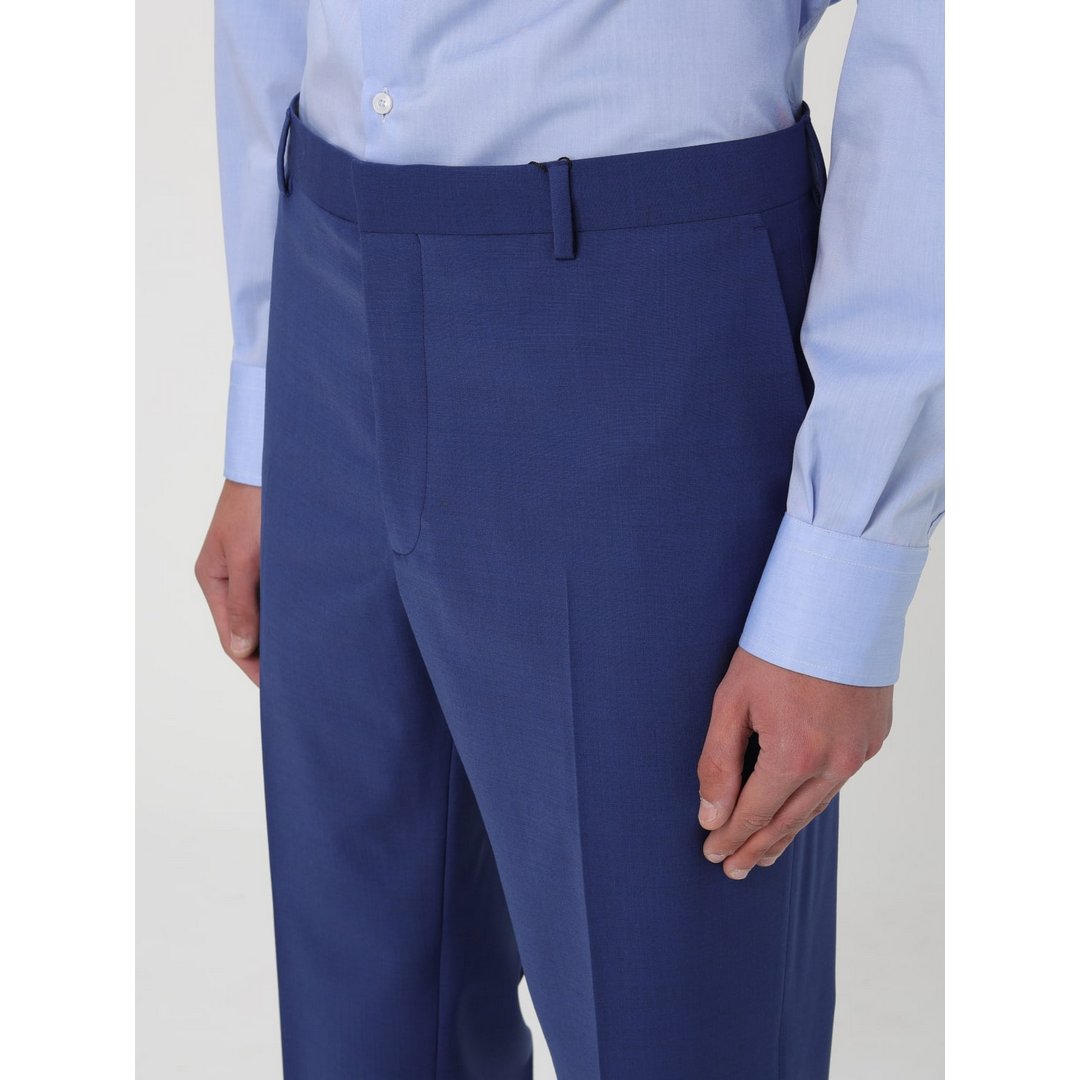 Modern Wool Blend Regular Pants Slate Blue / 50