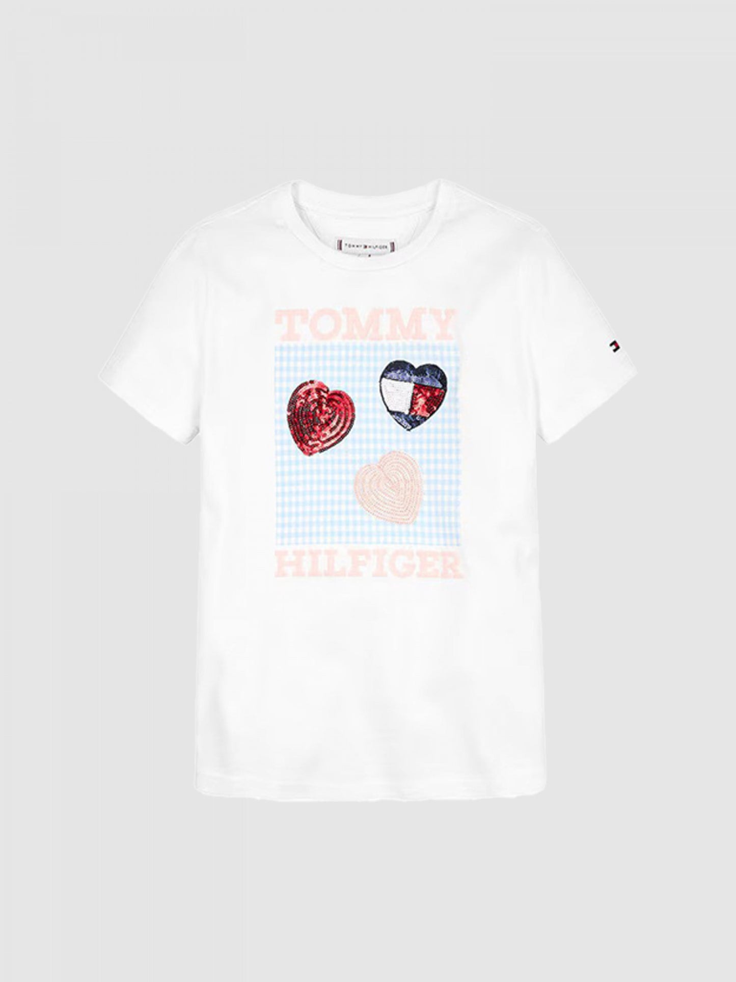 Tommy Hilfiger Sequins Tee S/S White / 10