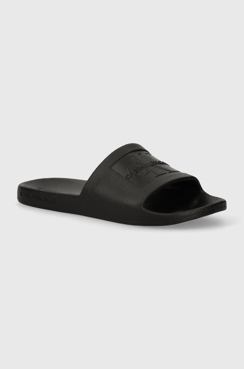 Slide Monogram Debossed Eva Black / 42