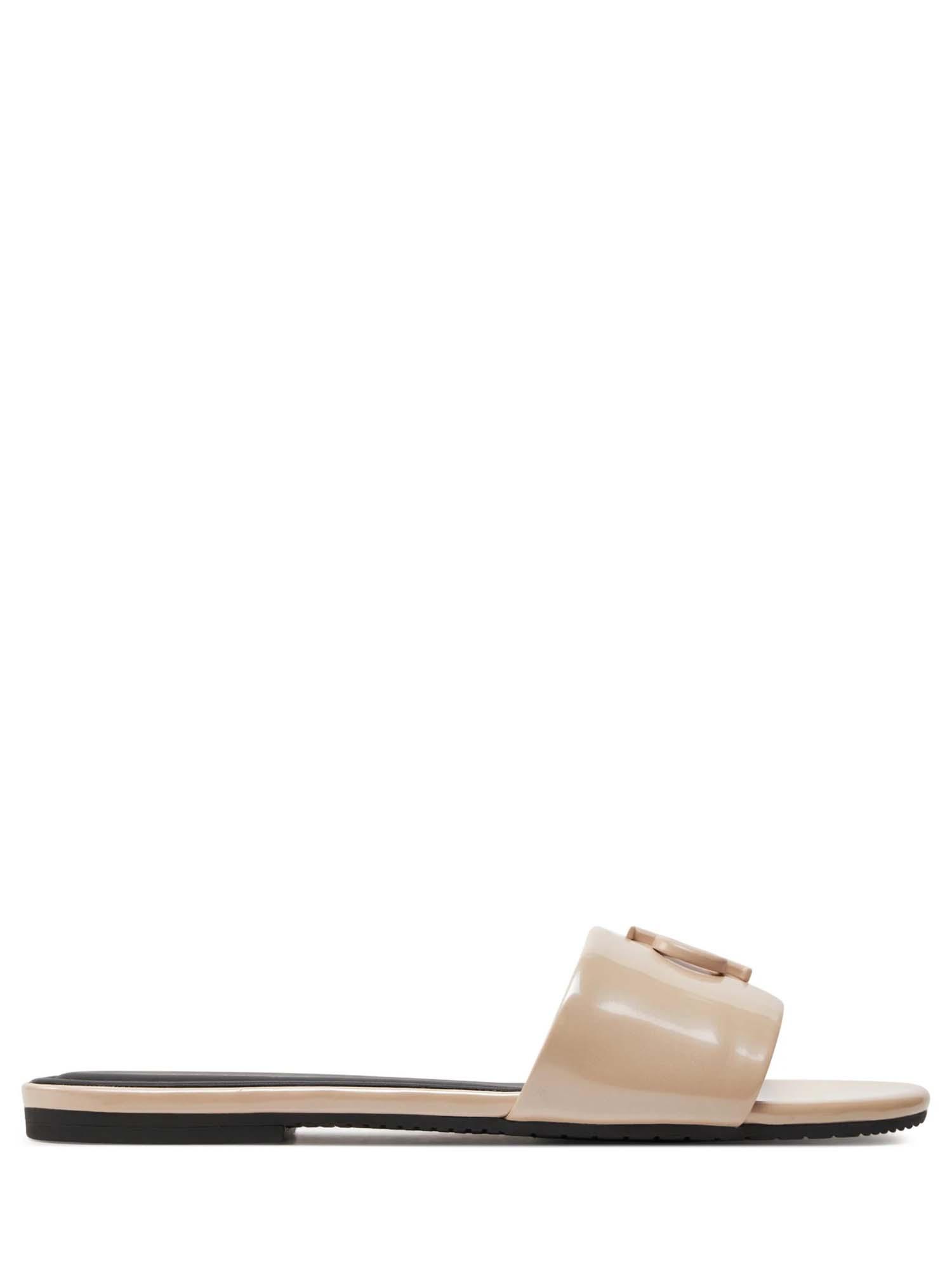 Flat Sandal Slide Mg Met Whisper Pink / 41