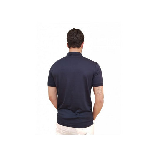 Smooth Cotton  Slim Polo Night Sky / L
