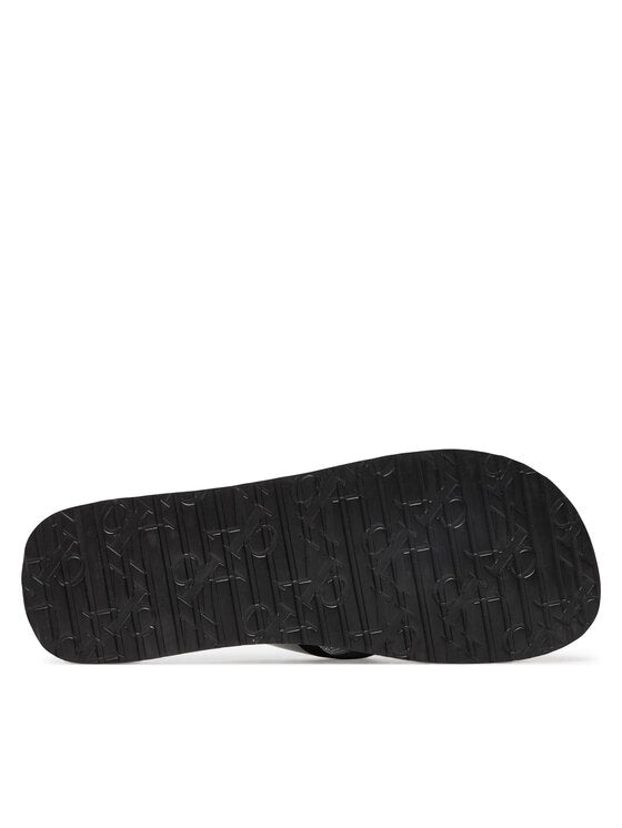 Beach Sandal In Met Black/Bright White / 42