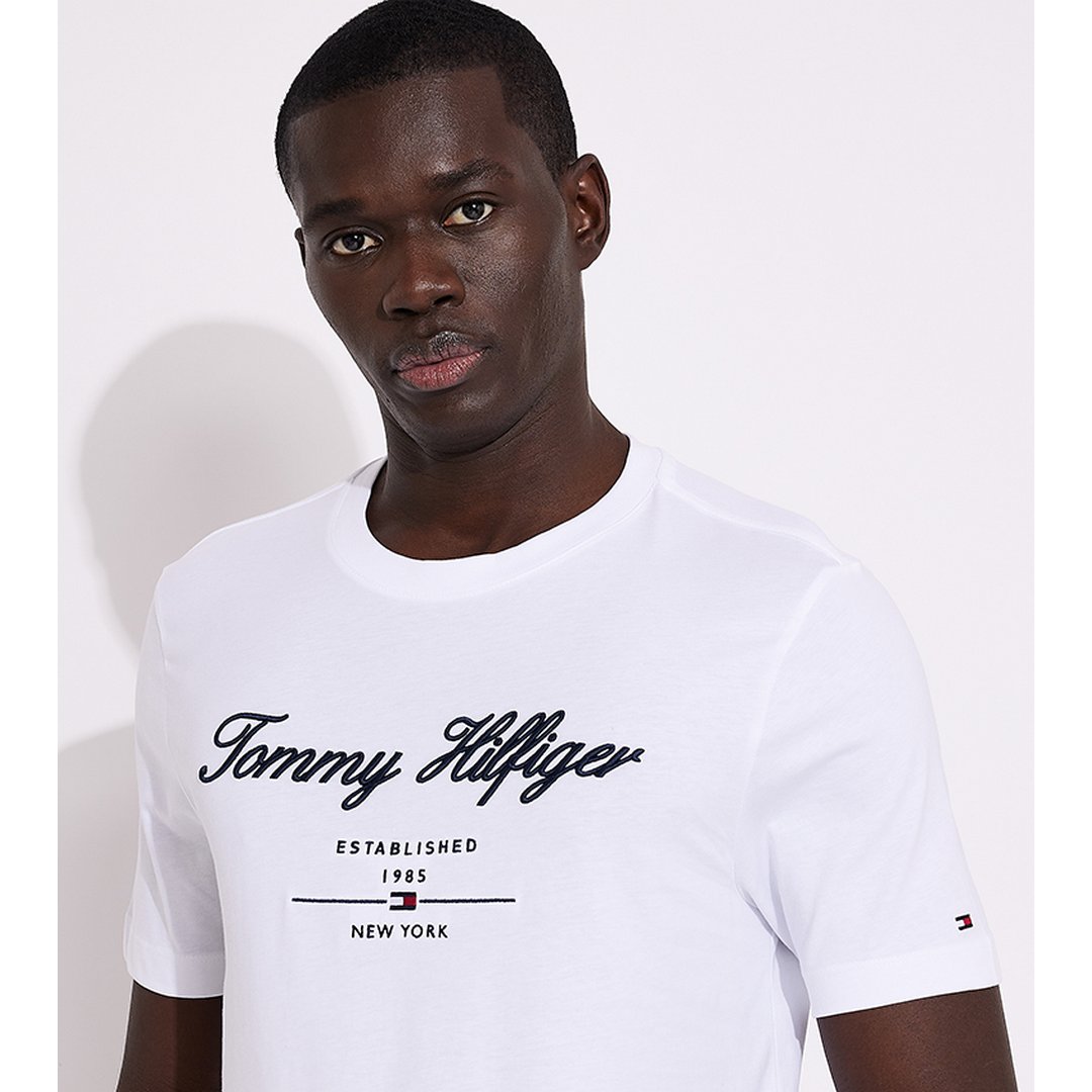 Script Logo Tee Ybr White / L