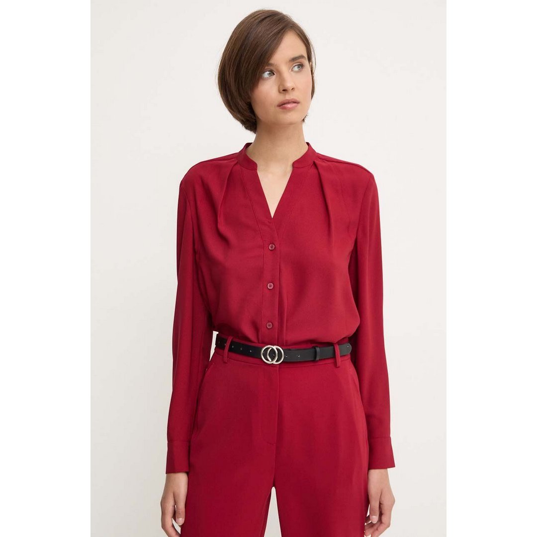 Collarless Long Slee Biking Red / 42