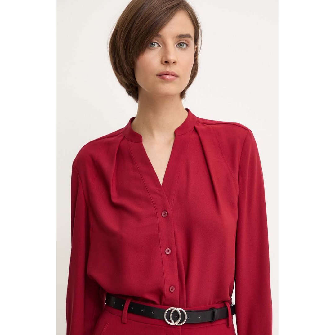 Collarless Long Slee Biking Red / 42