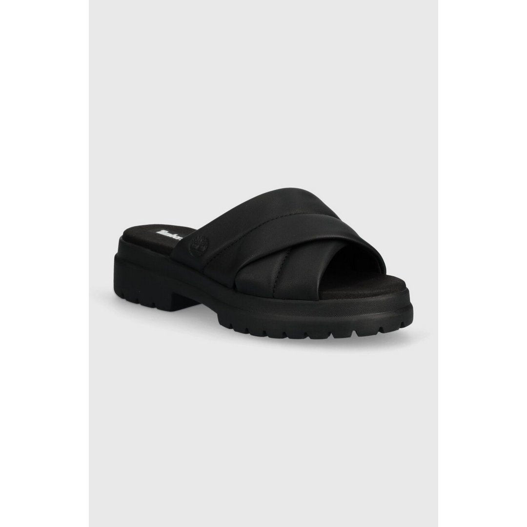 SLIDE SANDAL BLACK FULL GRAIN / 070