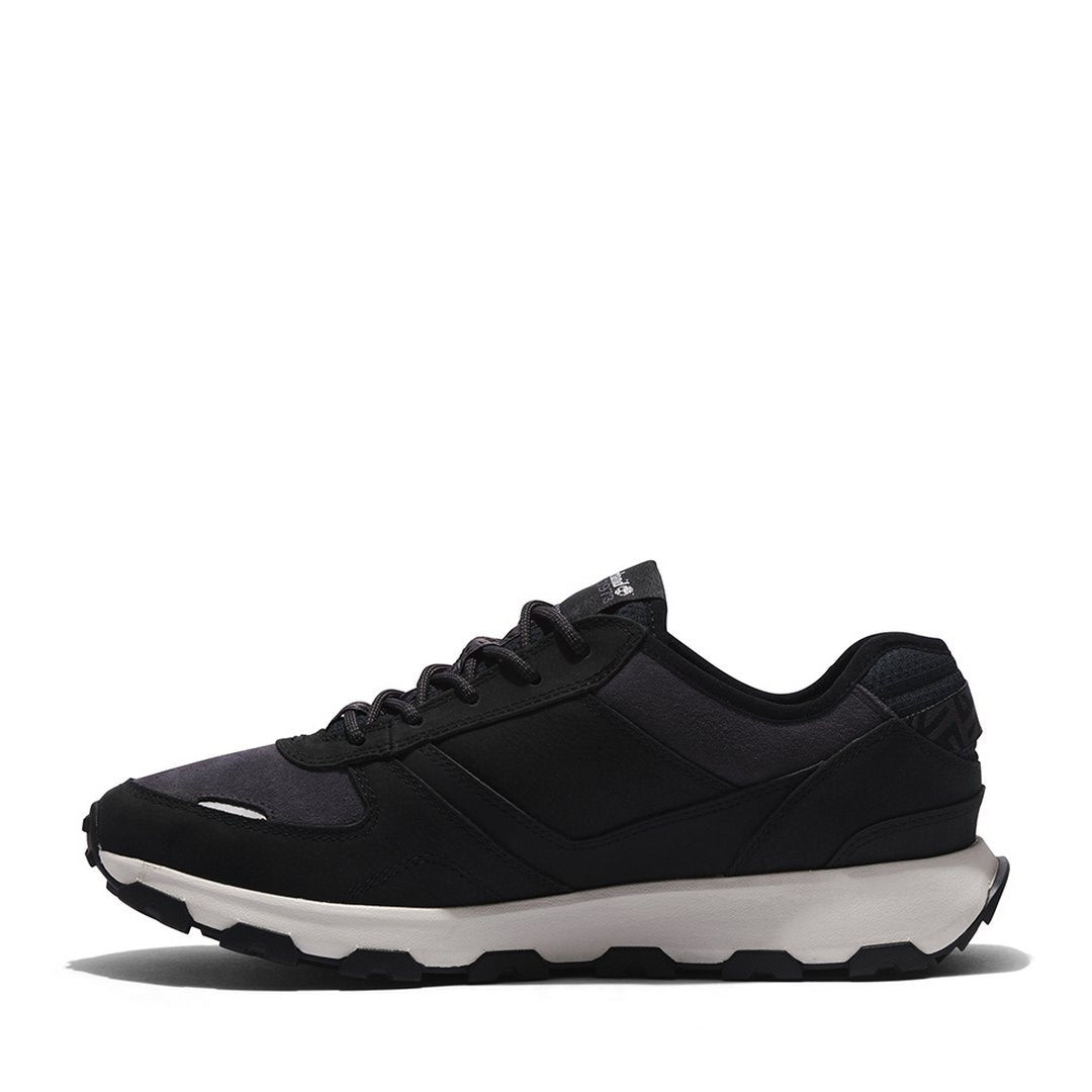 LOW LACE UP SNEAKER JET BLACK / 105