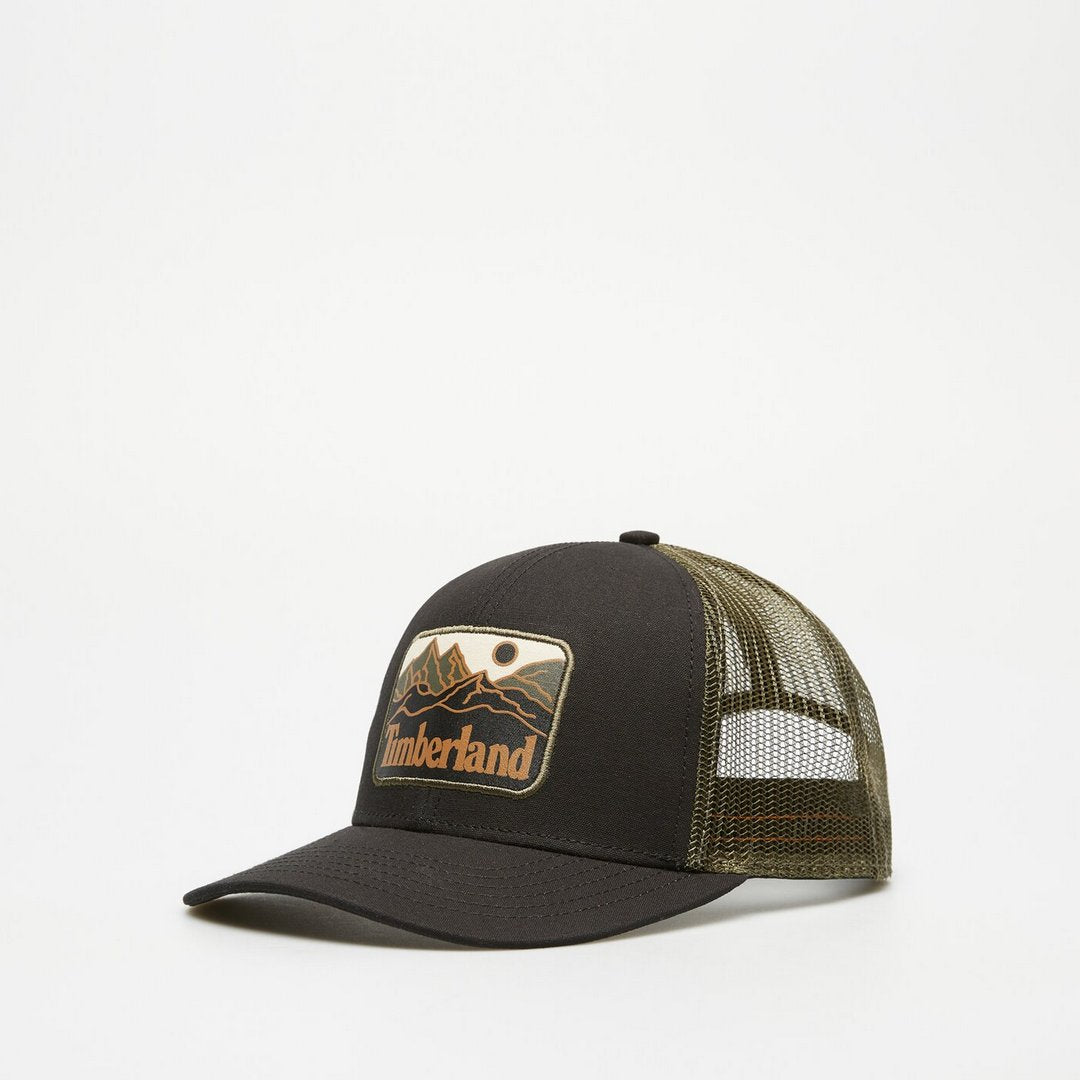 Mountain Line Patch Trucker BLACK / OS