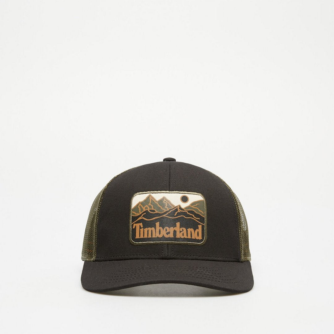 Mountain Line Patch Trucker BLACK / OS