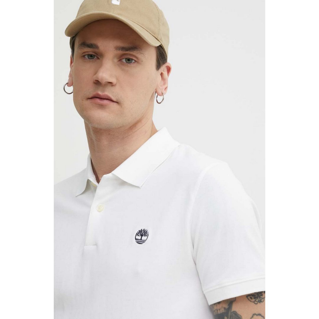 Short Sleeve Stretch Polo WHITE / L