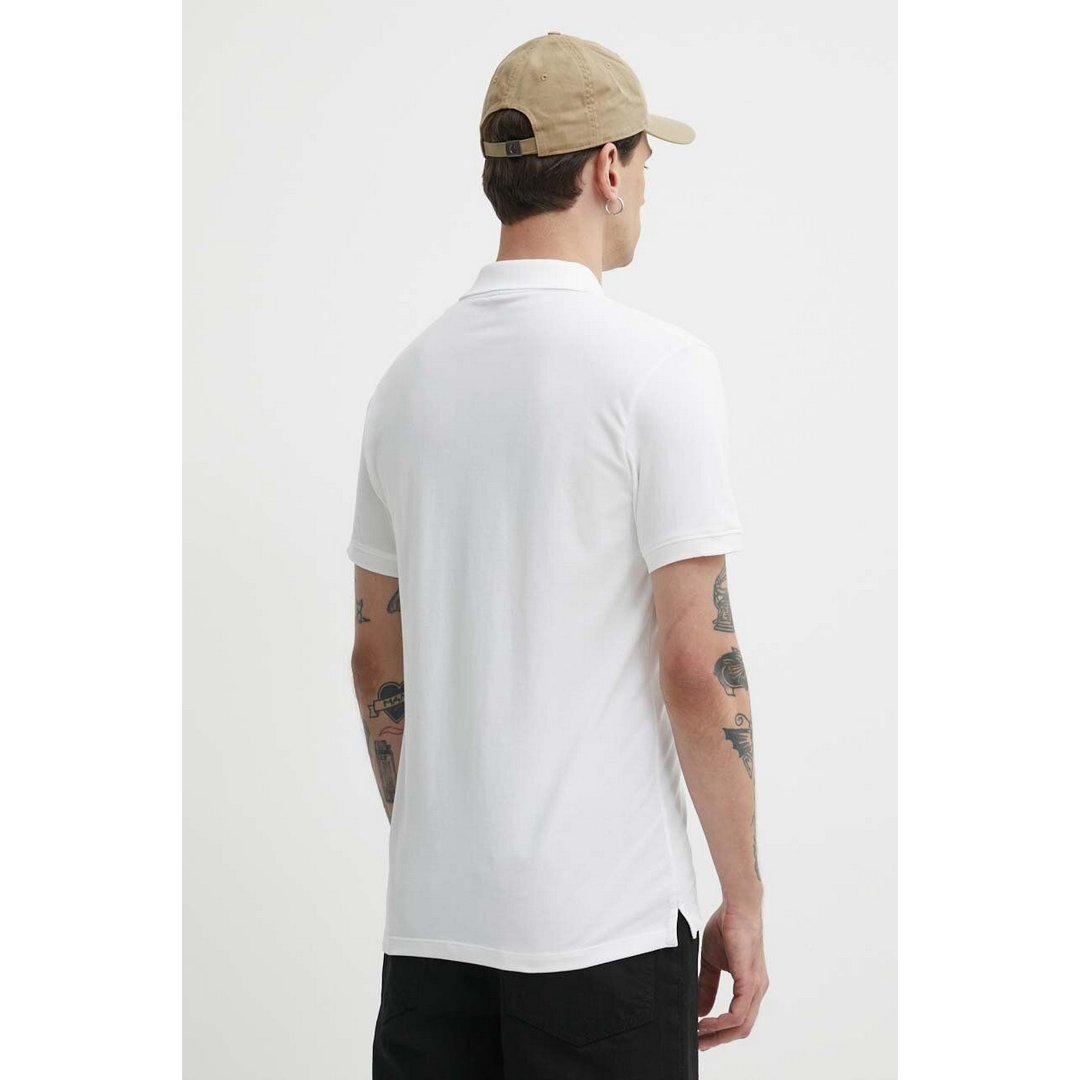 Short Sleeve Stretch Polo WHITE / L