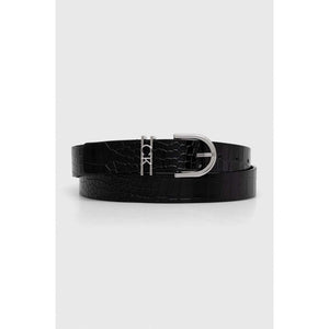 Ck Loop Rnd Buckle 2.5Cm_Croco Ck Black Croco / 105
