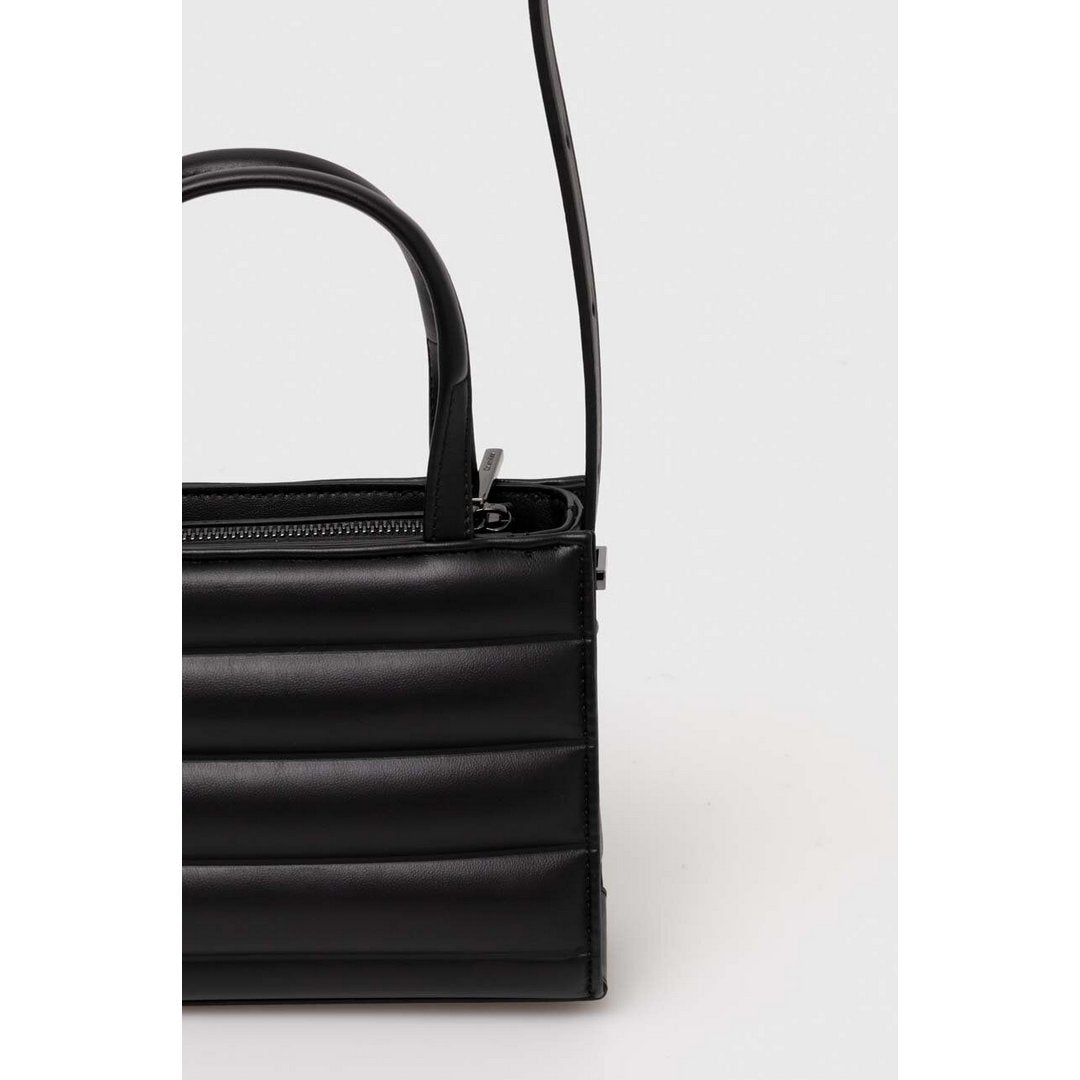 Line Quilt Mini Tote Ck Black / OS