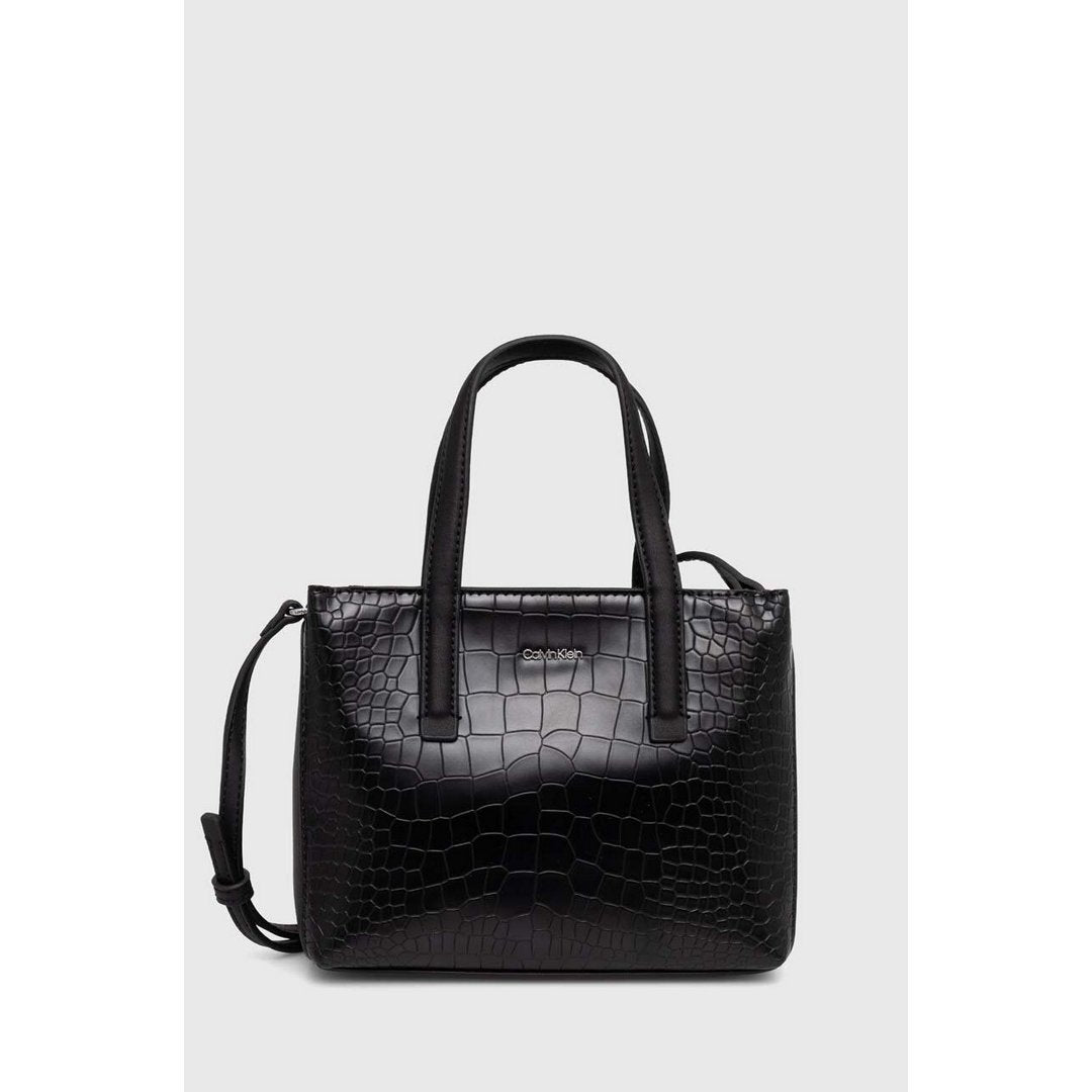 Ck Must Mini Tote_Croco Ck Black Croco / OS