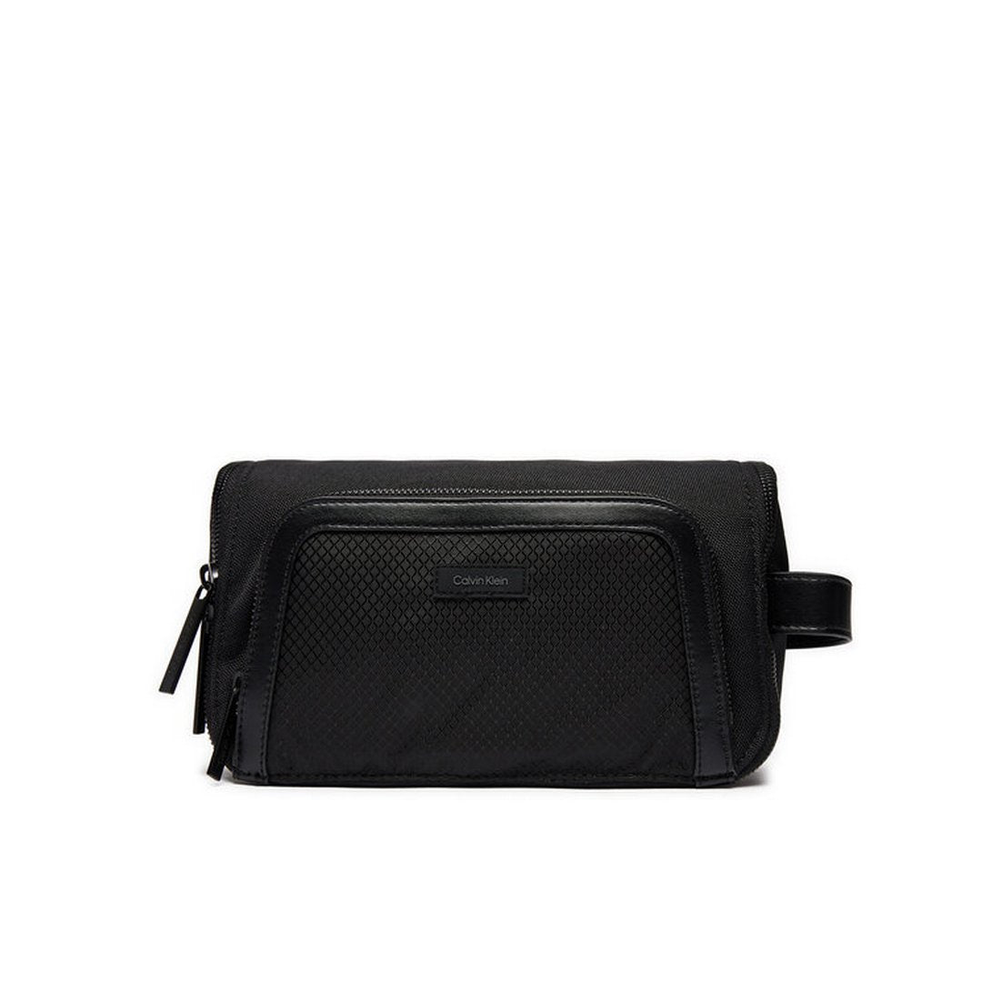 Ck Remote Washbag W/Hanger Ck Black Diamond Texture / OS