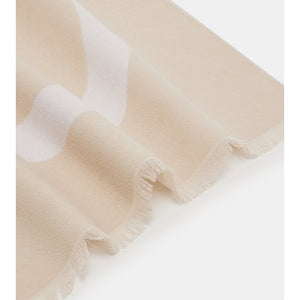Fringes 2-Tones Wool Blend Scarf Sand Pebble / OS