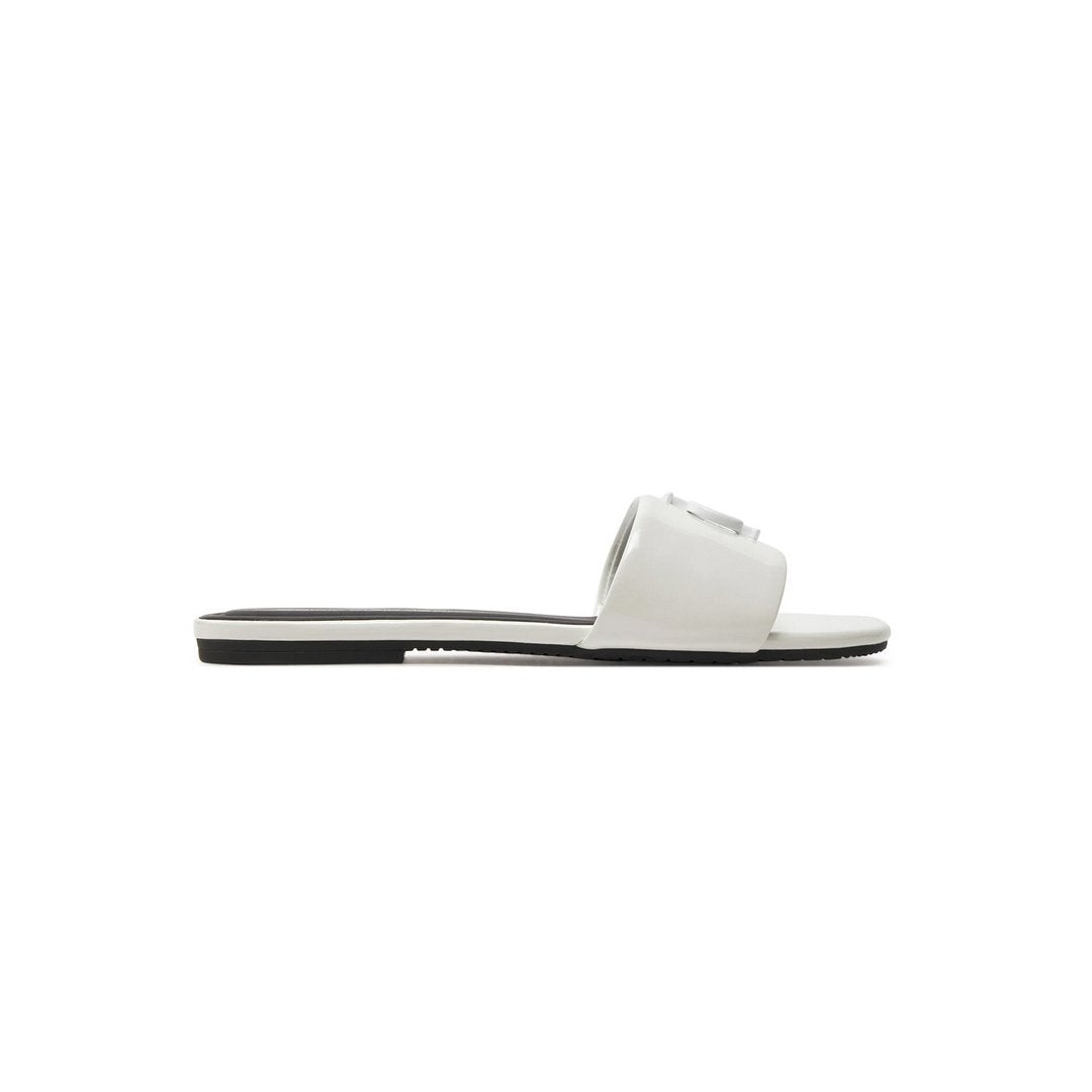 Flat Sandal Slide Mg/ Ybr/ 36 White / 36